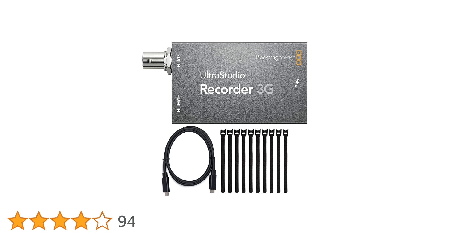 UltraStudio Recorder 3G Thunderbolt3ケーブル Blackmagic Design UltraStudio Recorder 3G Capture Device